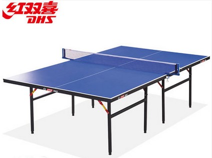 乒乓球桌紅雙喜正品室內家用可折疊乒乓球臺